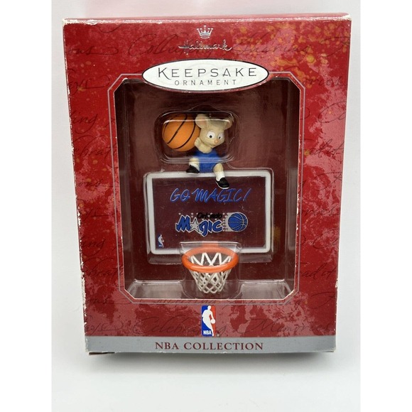 Hallmark 1998 Keepsake NBA Collection Orlando Magic Basketball Ornament Vintage - Picture 3 of 6